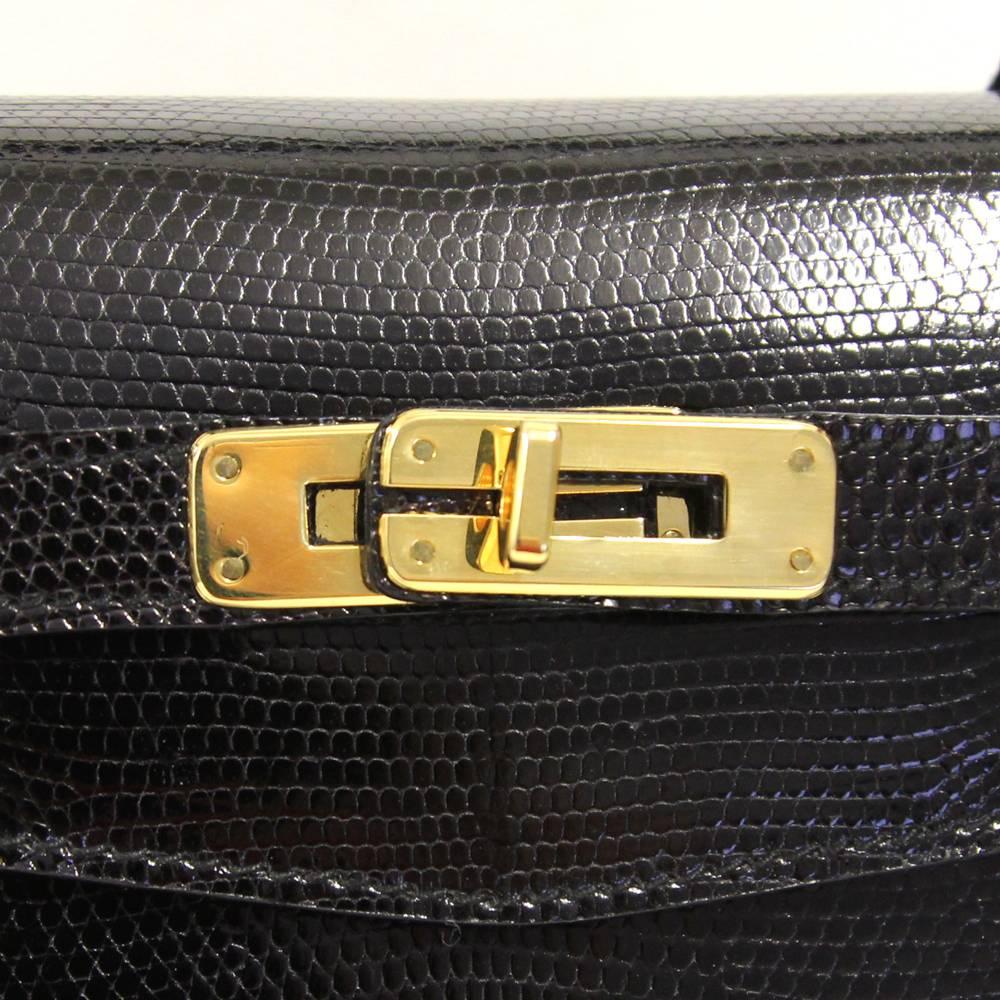 Black 1990s Cellerini Leather Handbag