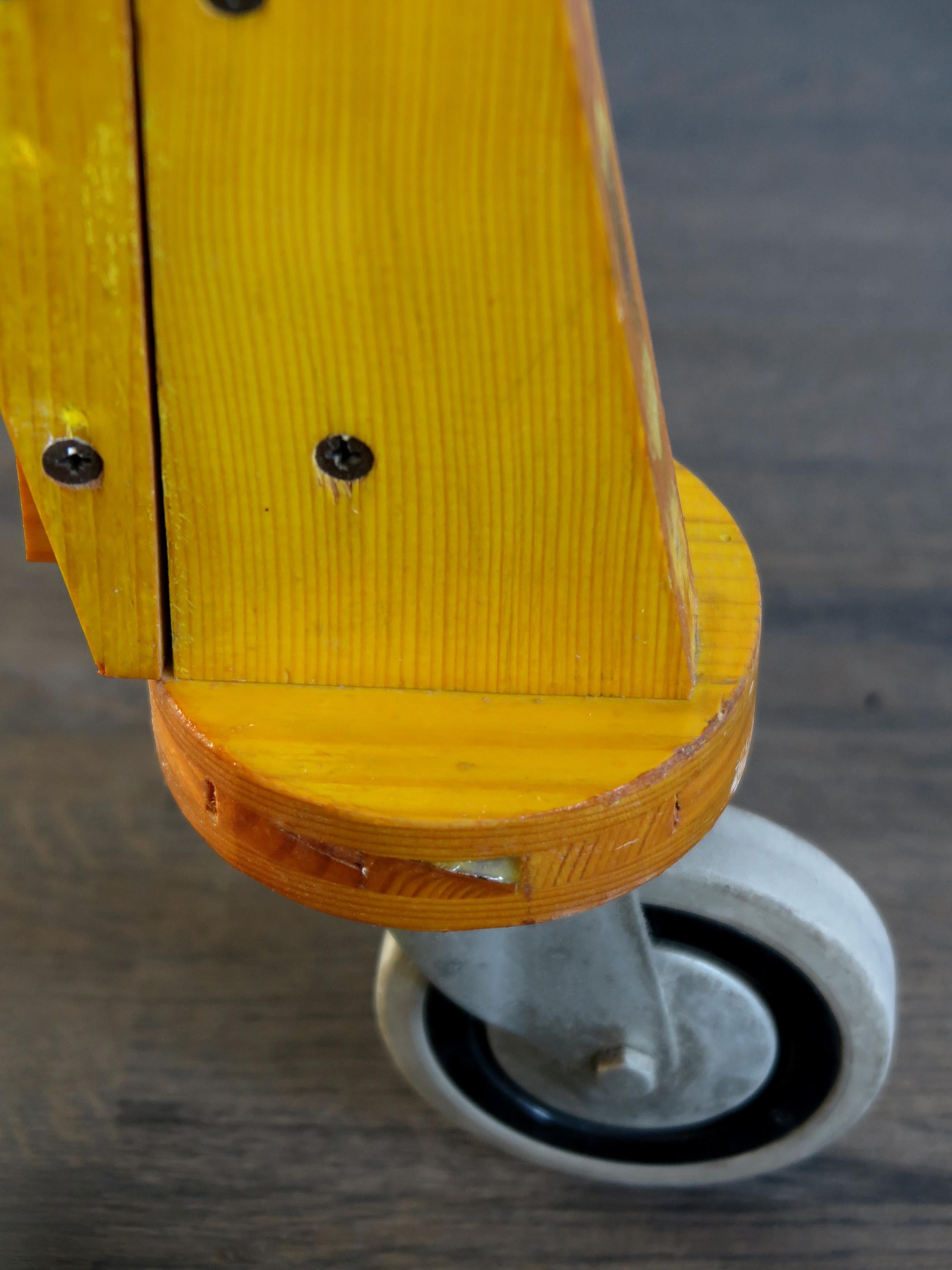 1990s Cesare Leonardi Italian Wood Prototype Chair 9