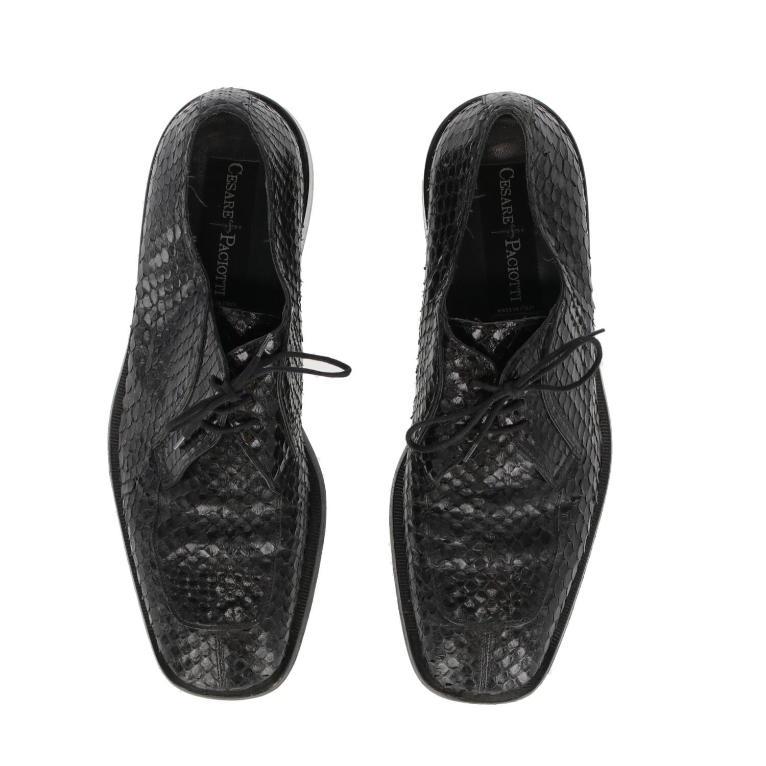 1990s Cesare Paciotti Python Skin Shoes In Good Condition In Lugo (RA), IT