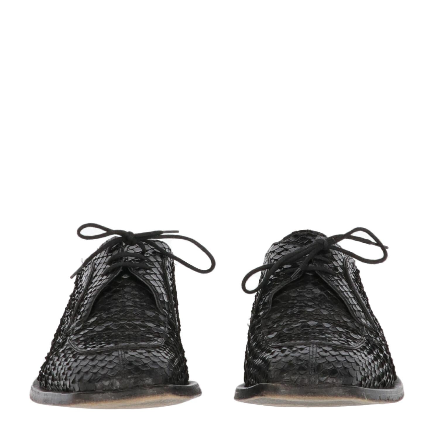 Men's 1990s Cesare Paciotti Python Skin Shoes