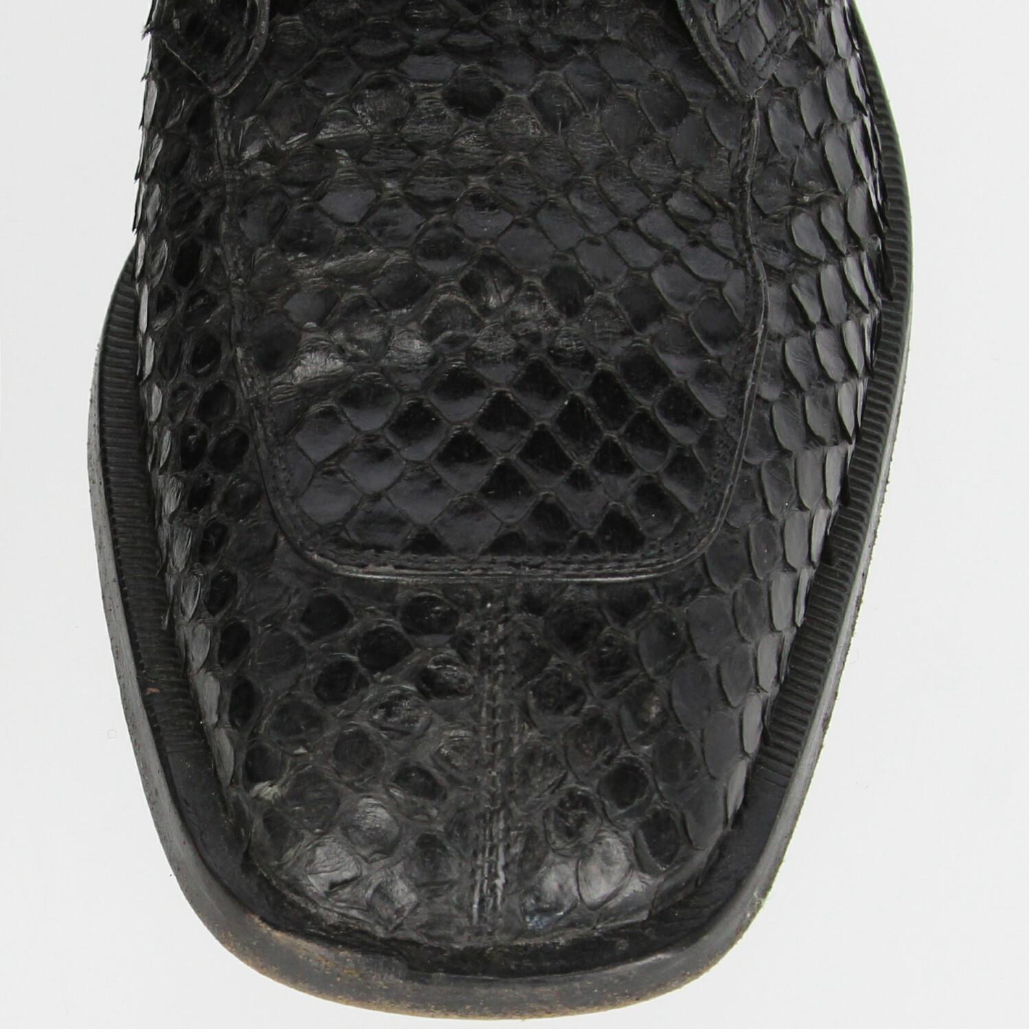 1990s Cesare Paciotti Python Skin Shoes 4