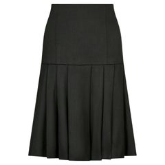 Chanel Boutique Black Skirt For Sale at 1stDibs | chanel black skirt