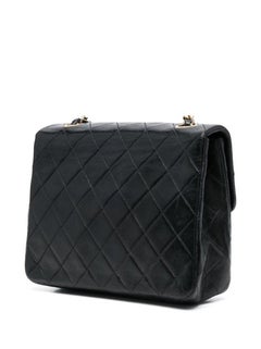 1990s Chanel Black Mini Timeless Bag