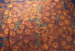 1990's Chanel Blue Silk Chiffon Scarf