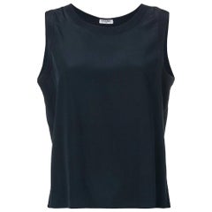 Retro 1990s Chanel Blue Top