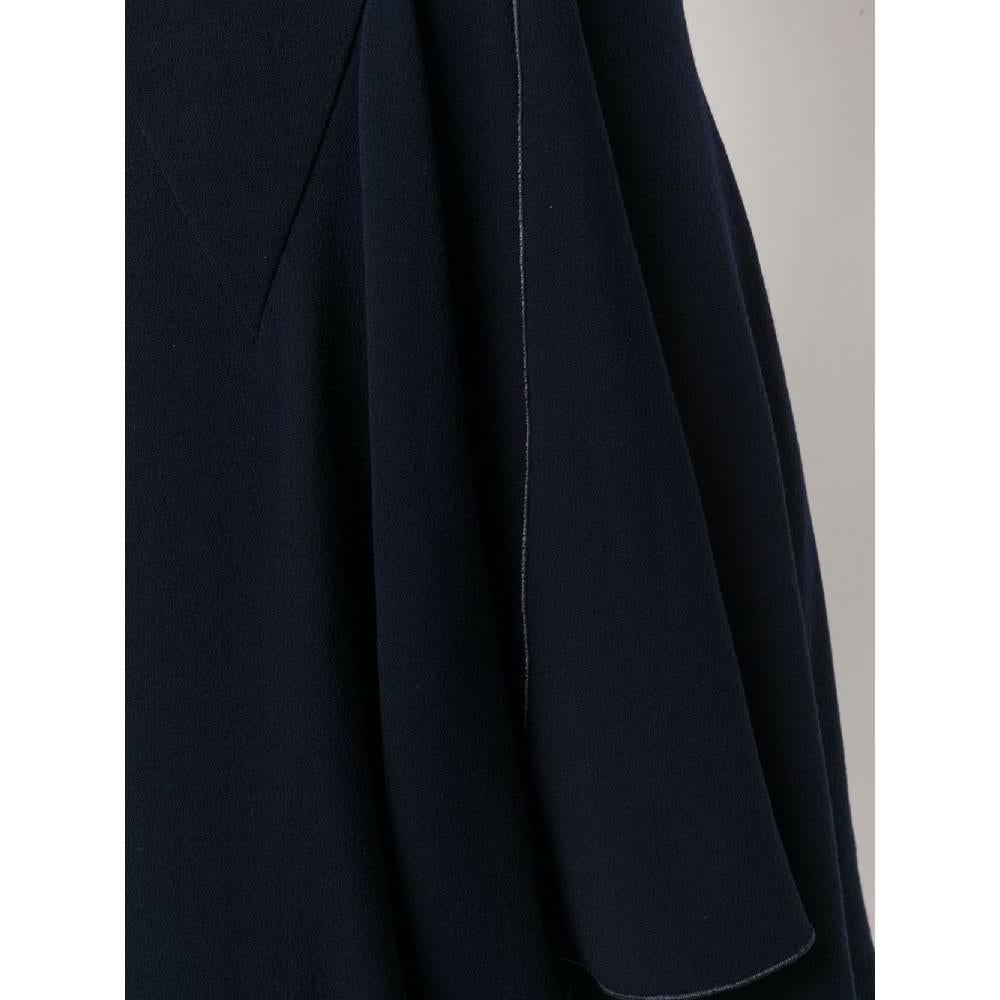 1990s Chanel Blue Wool Skirt In Excellent Condition In Lugo (RA), IT