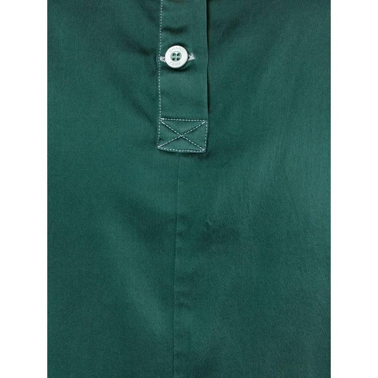 1990s Chanel Dark Green Top at 1stDibs | chanel green top