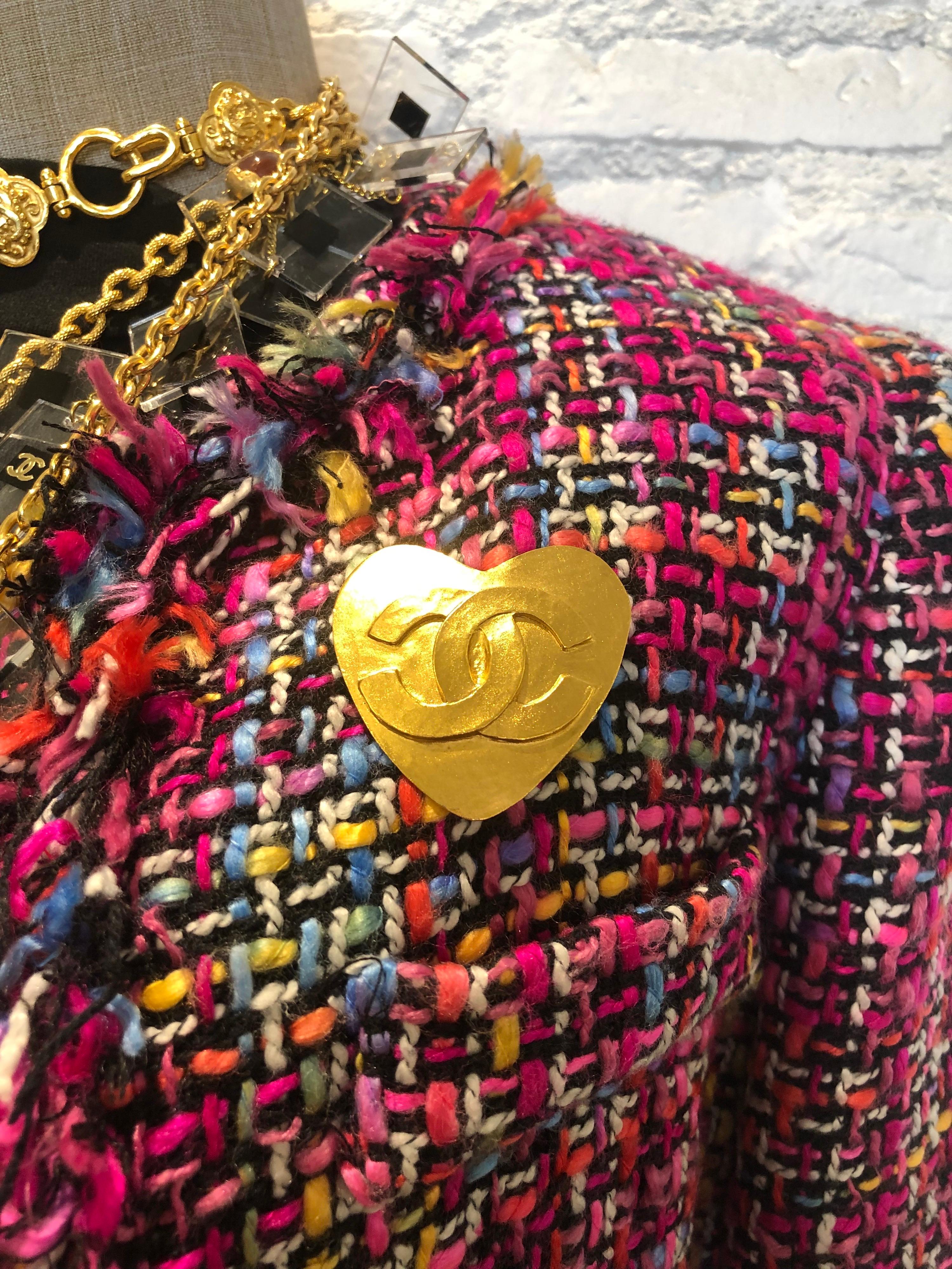 chanel brooch heart