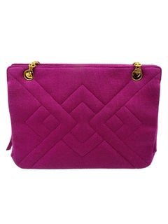 1990 Chanel Haute Couture Sac Cyclamen