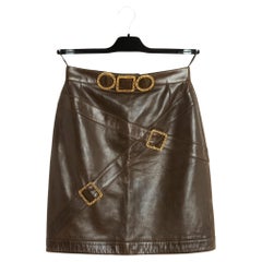 1990s Chanel Iconic Buckles Skirt FR36/38