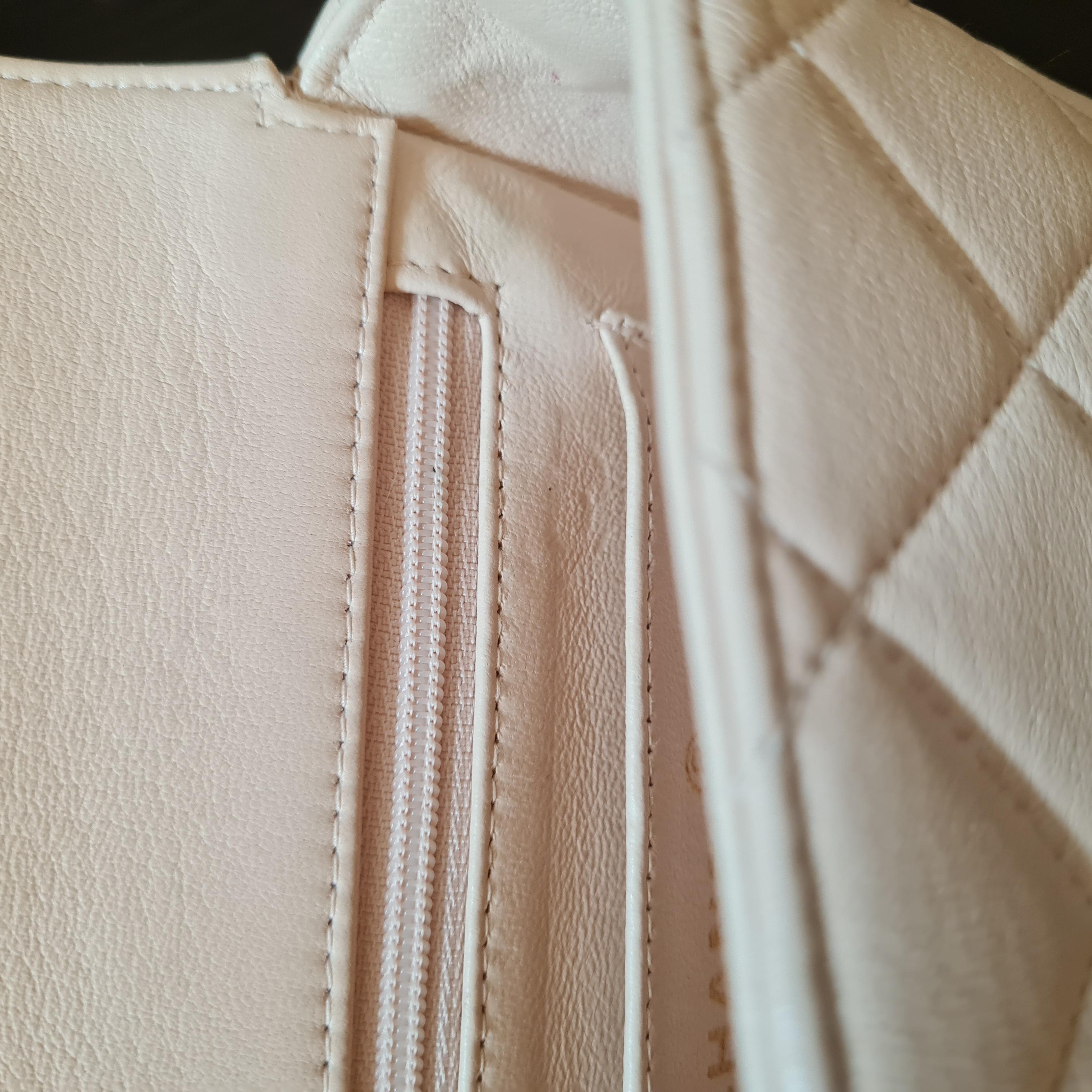 1990s Chanel Lambskin Quilted Mini Top Handle Bag 7