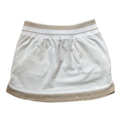 1990s CHANEL sport mini Skirt 100% coton size 38