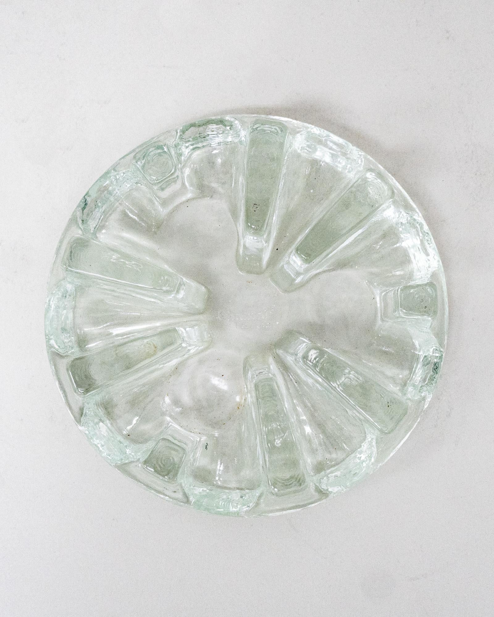 1990er Chantal Heat Resistant Glass Trivet oder Kerzenhalter NOS Neu in Box (Postmoderne) im Angebot