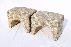 1990 Chinoiserie Bancs ou Ottomans Cocktail, Paire