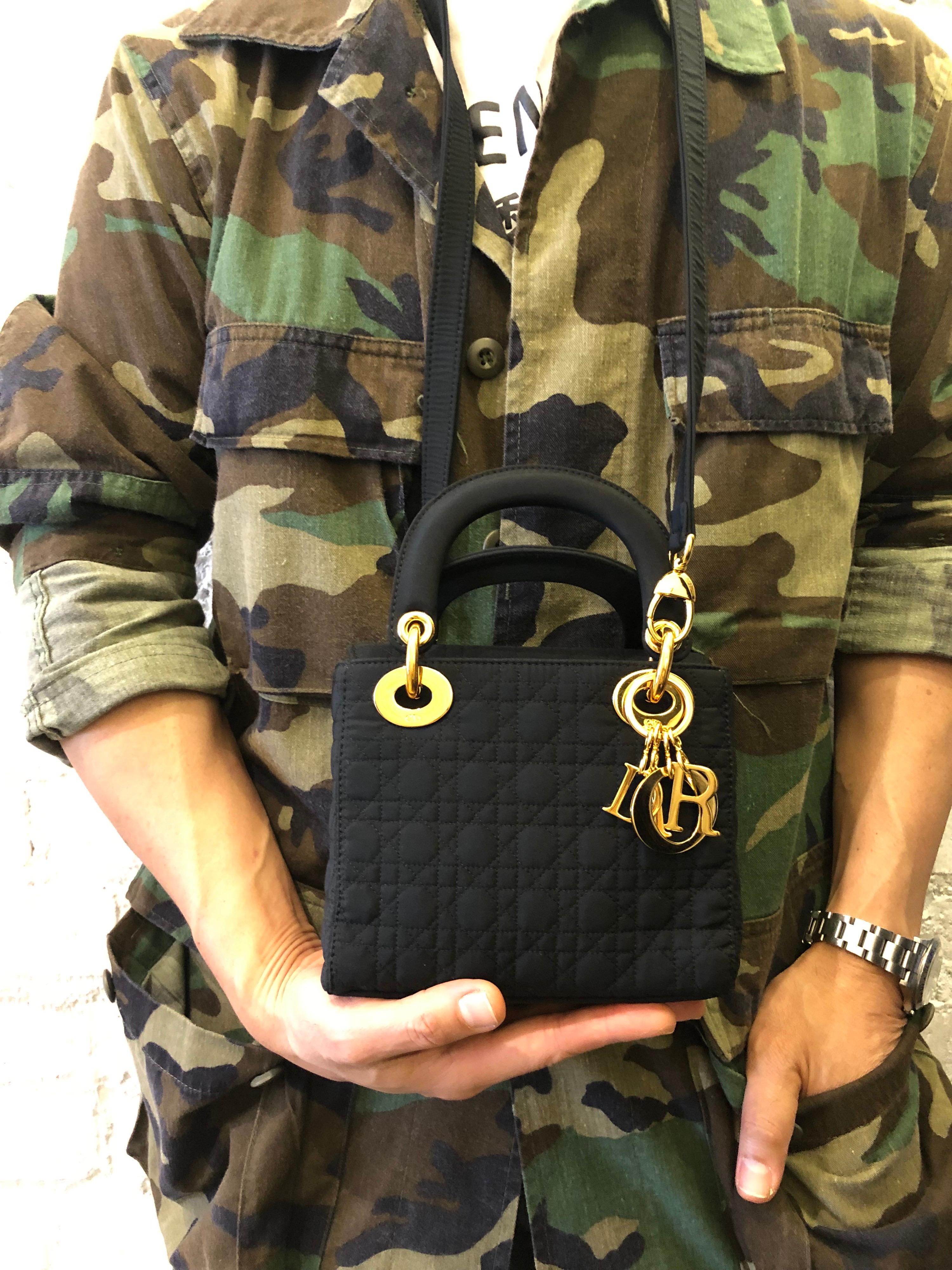 christian dior handbag black
