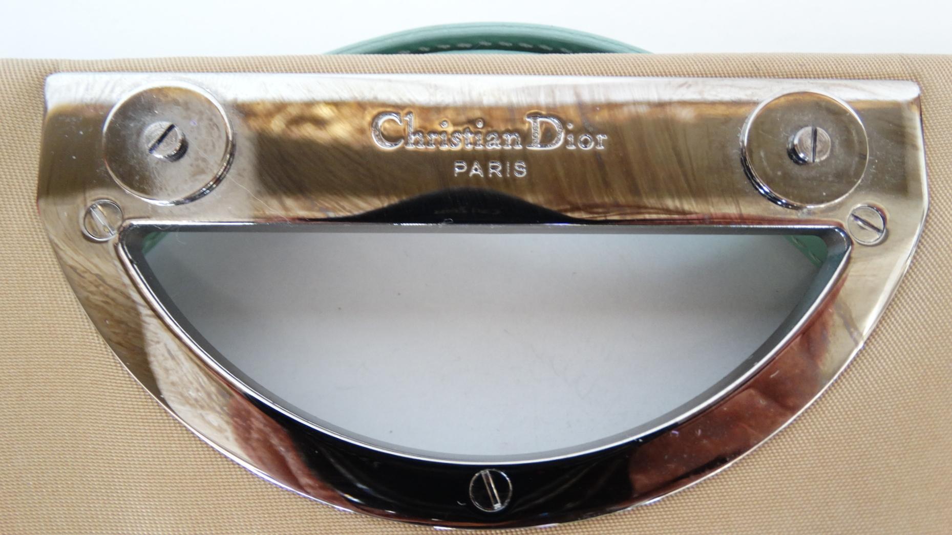 1990s Christian Dior Blue Snakeskin Malice Bag 6
