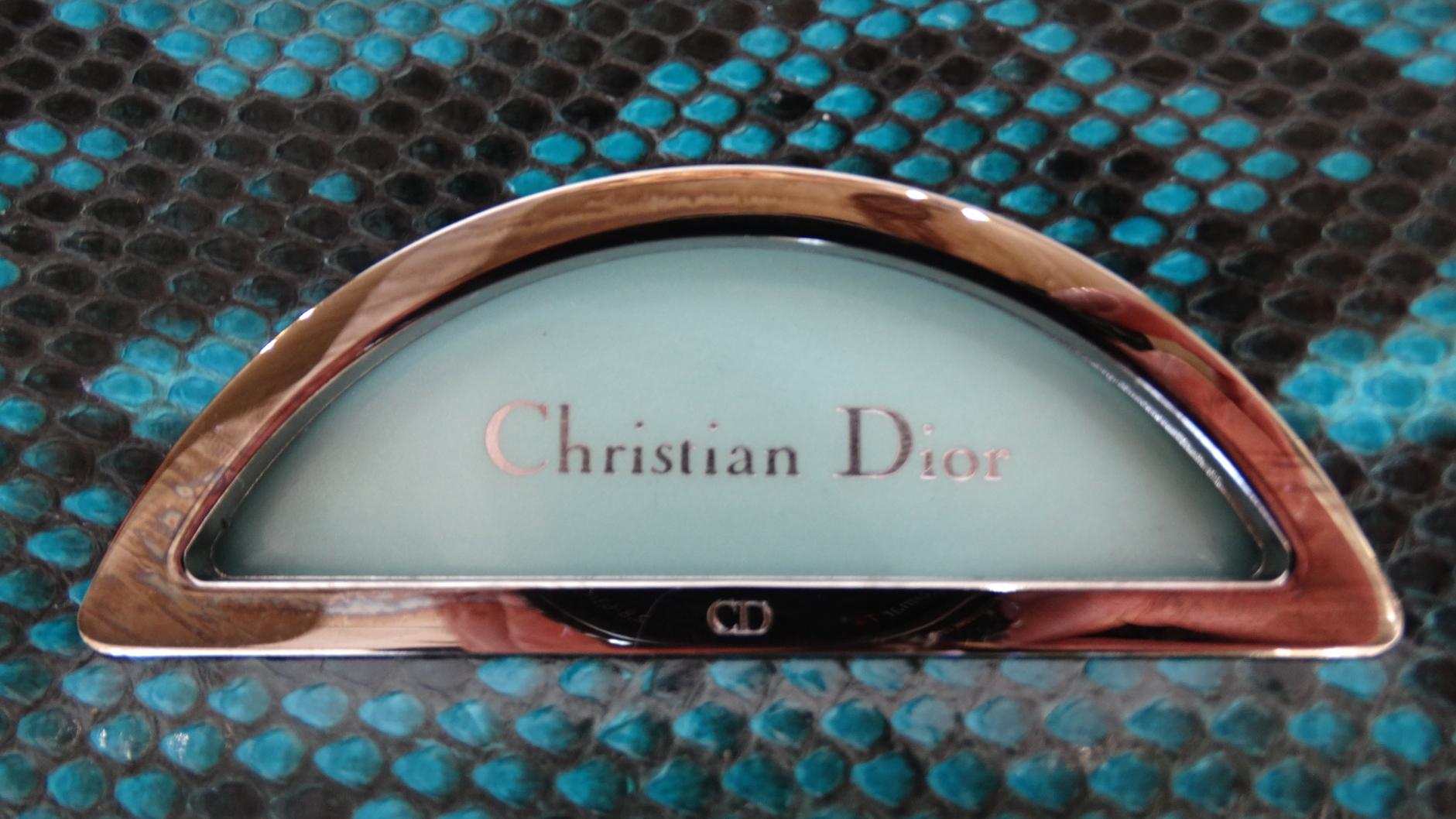 christian dior snakeskin bag
