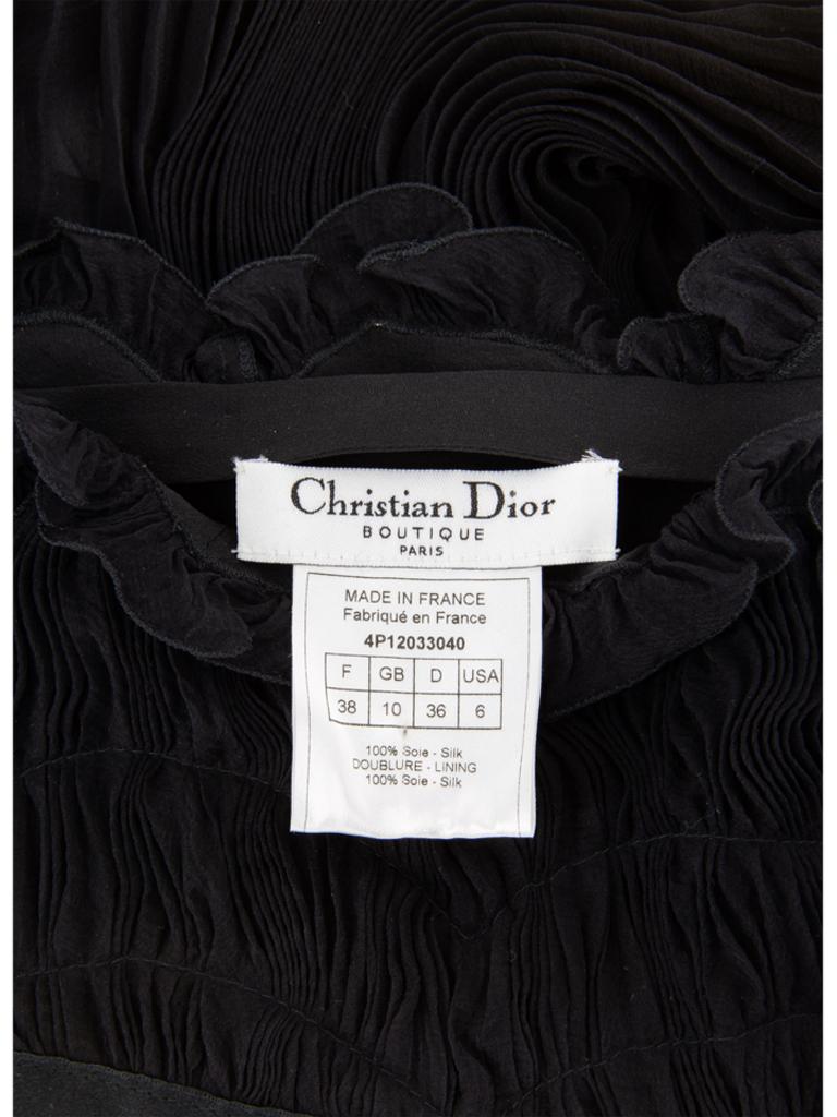 Women's 1990s Christian Dior Chiffon Skirt For Sale