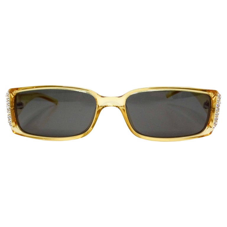 CHRISTIAN DIOR VINTAGE SUNGLASSES WITH RHINESTONE MONOGRAM Christian Dior Rhinestones Vintage Sunglasses - Etsy main image 2