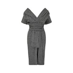 2007 Christian Dior Grey Tweed Dress