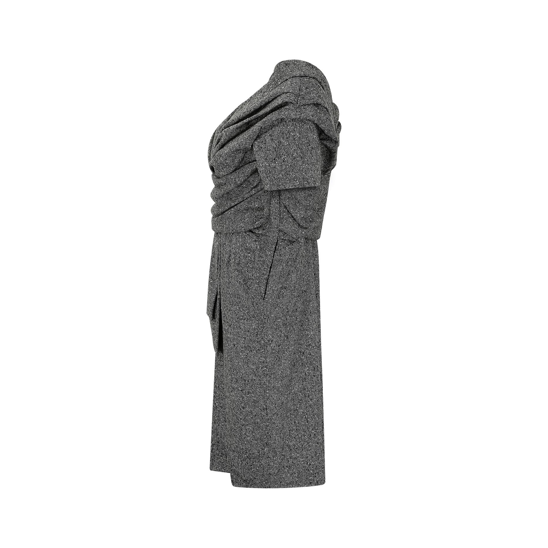 Gris Christian Dior - Robe en tweed gris, 2007 en vente