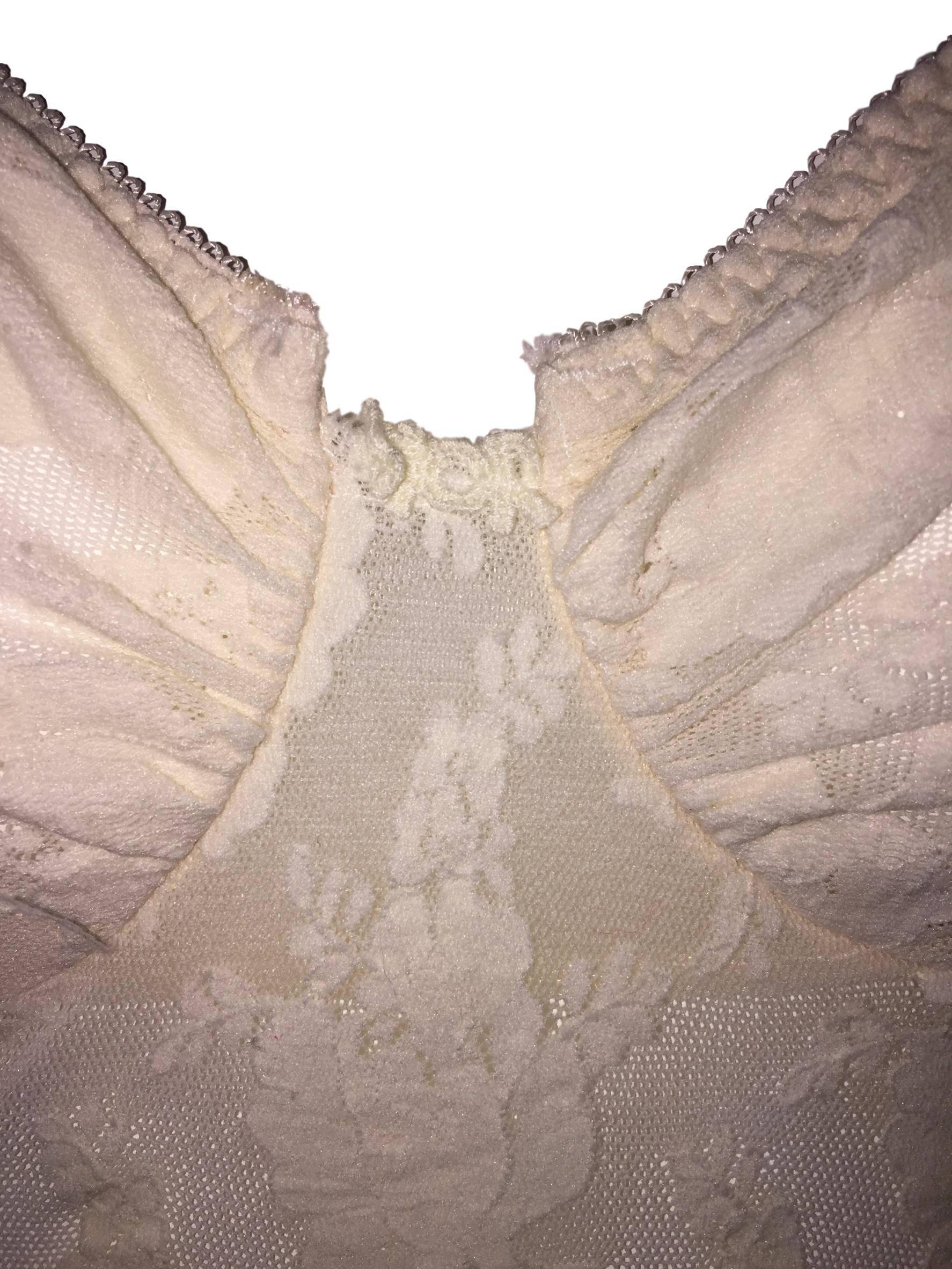 mesh slip dress with silk lining