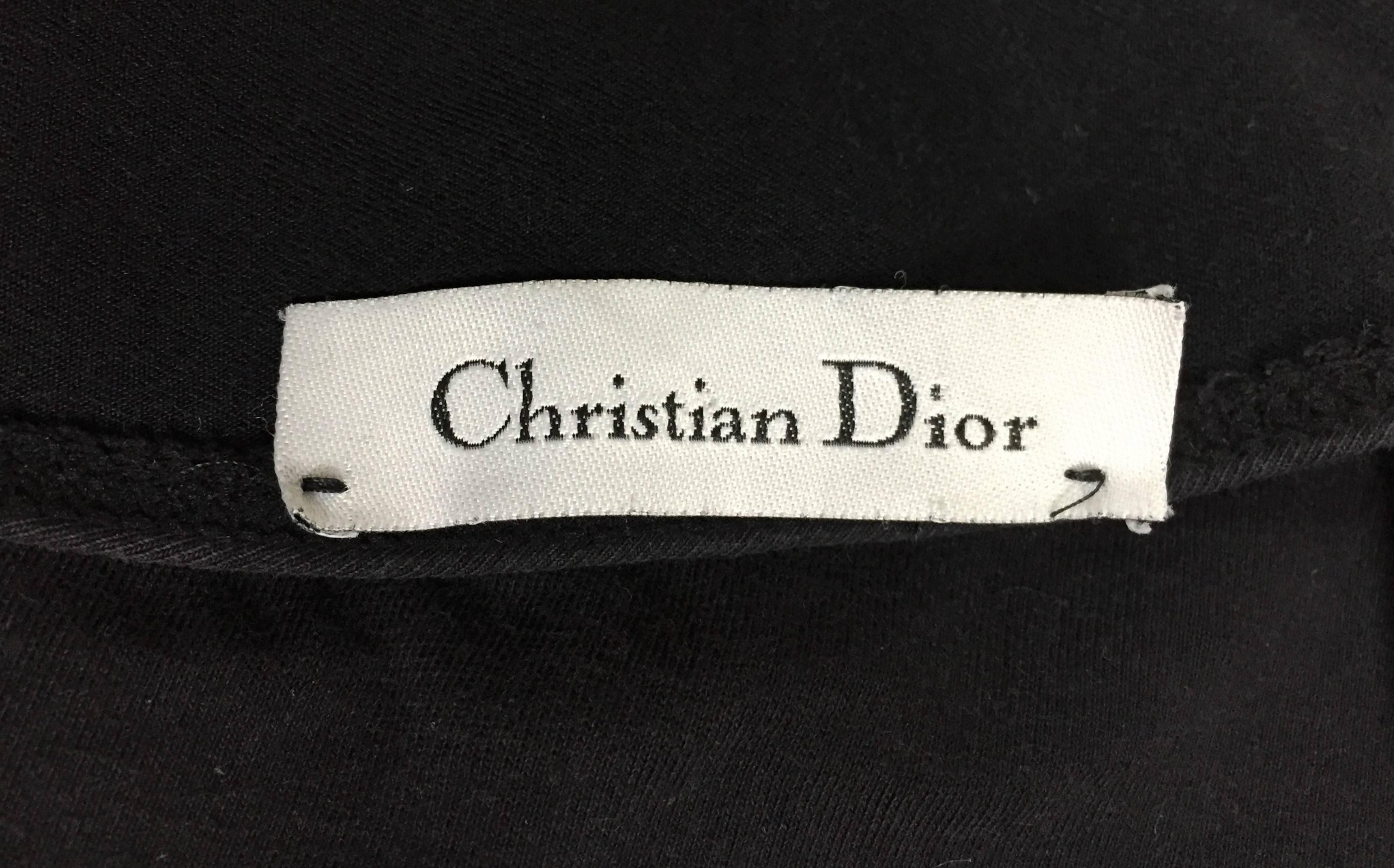 1990's Christian Dior Jadore Black Bodysuit Top In Good Condition In Yukon, OK