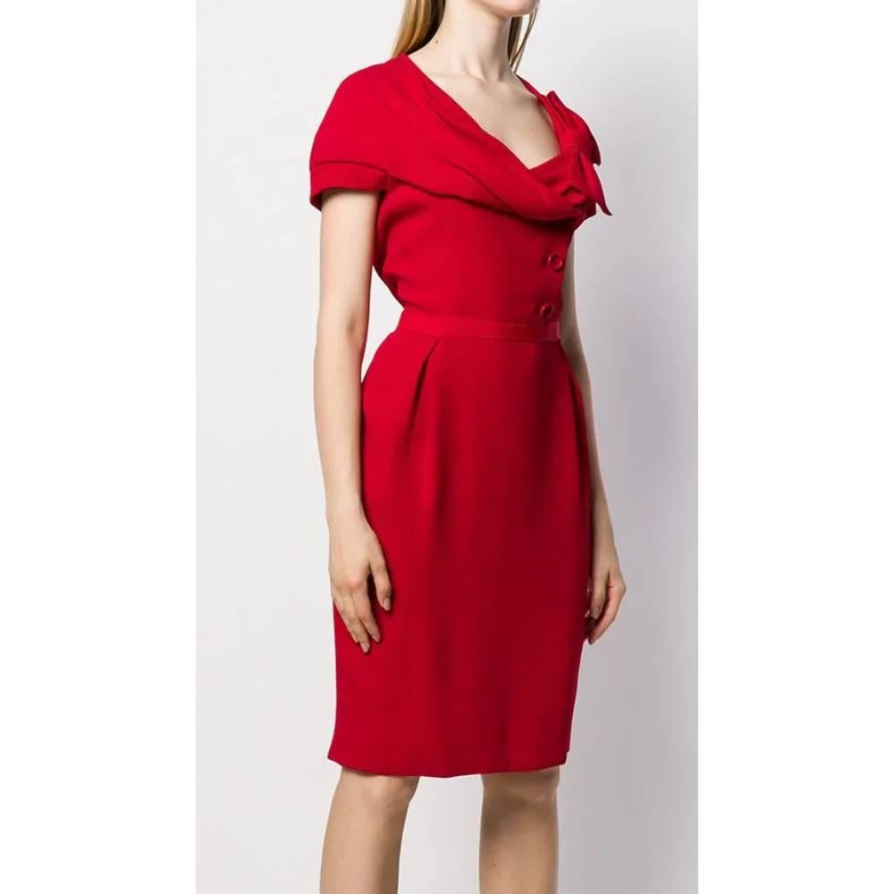 dior red dresses
