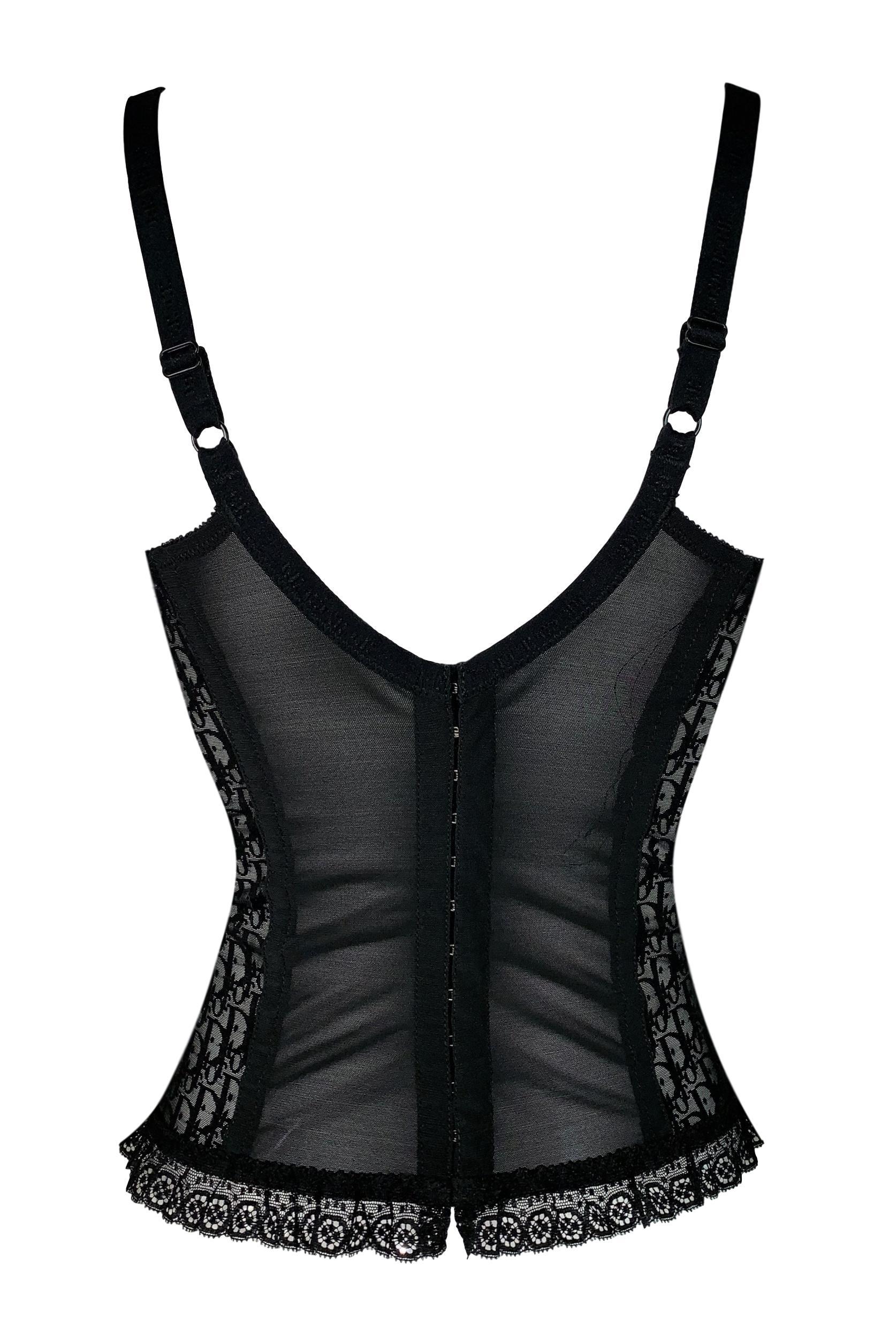 dior monogram corset