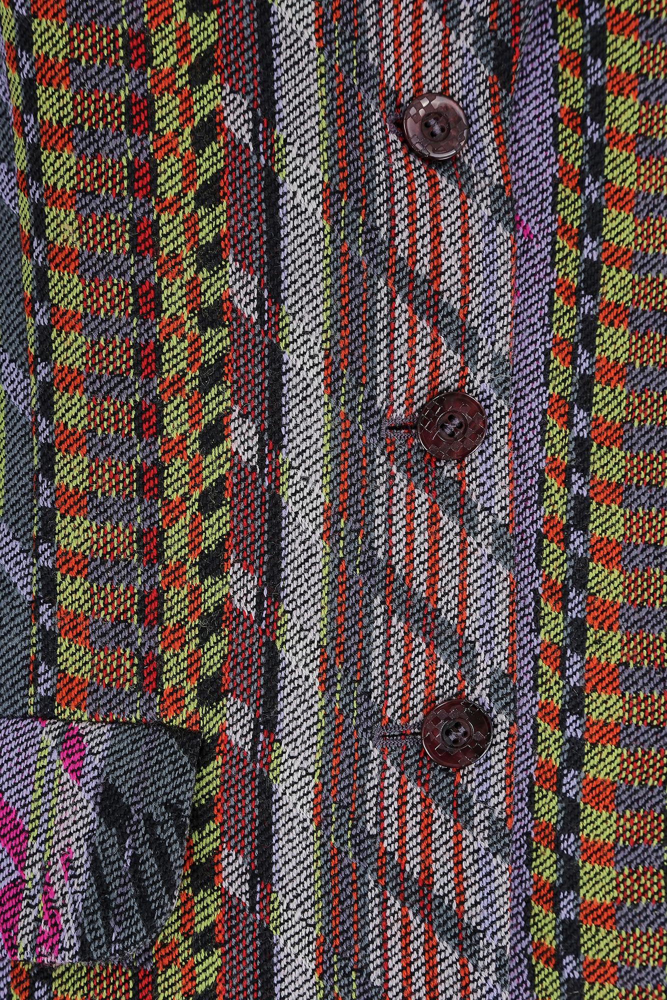 1990s Christian Lacroix Bazar Colourful Wool Jacket For Sale 1