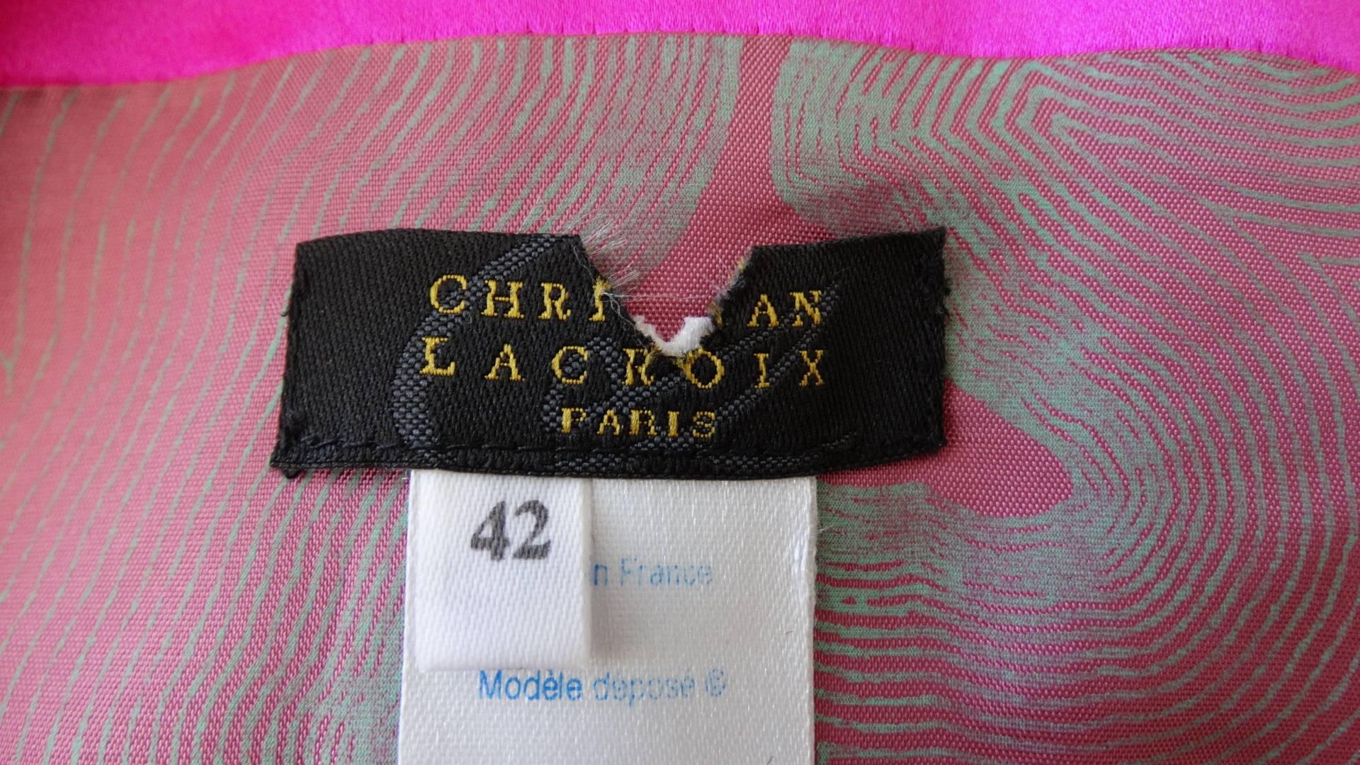 Christian LaCroix Pink Bustier Top, 1990s   10