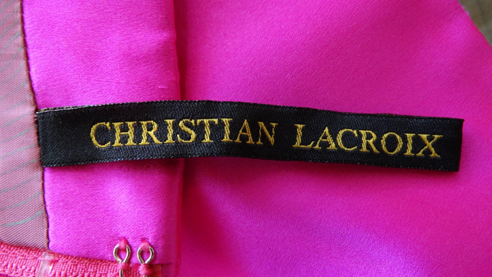 Christian LaCroix Pink Bustier Top, 1990s   11