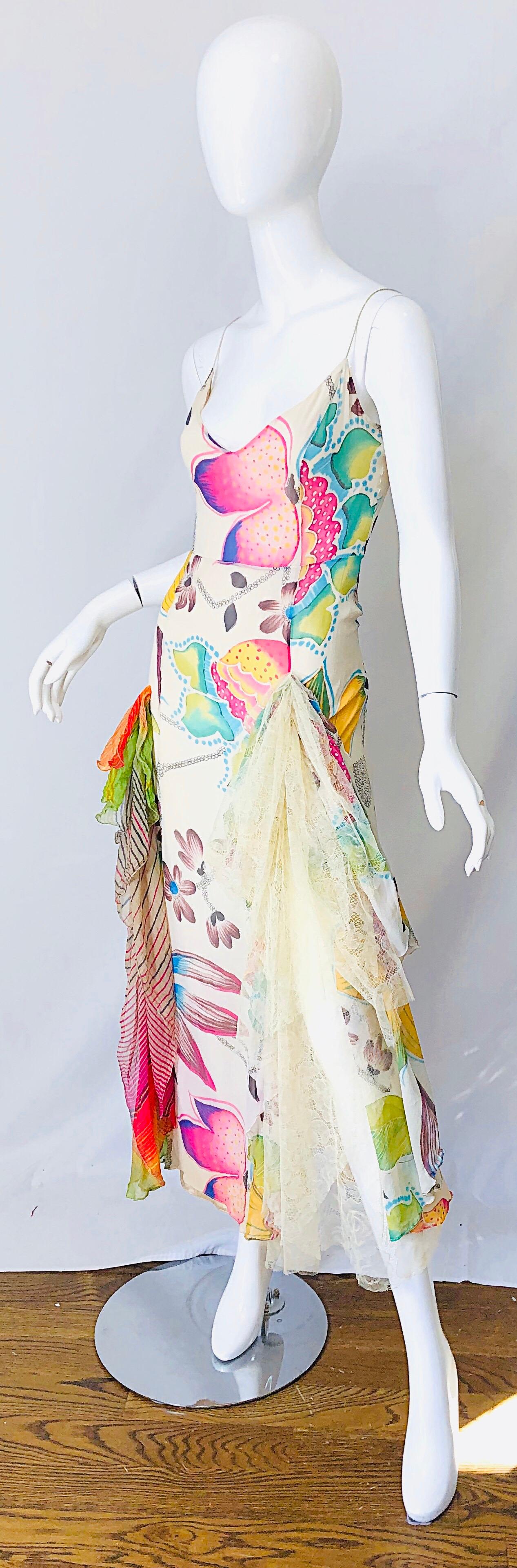 90s ruffle dress