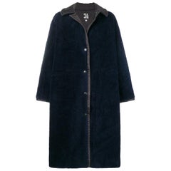 1990s Claude Montana Blu Coat