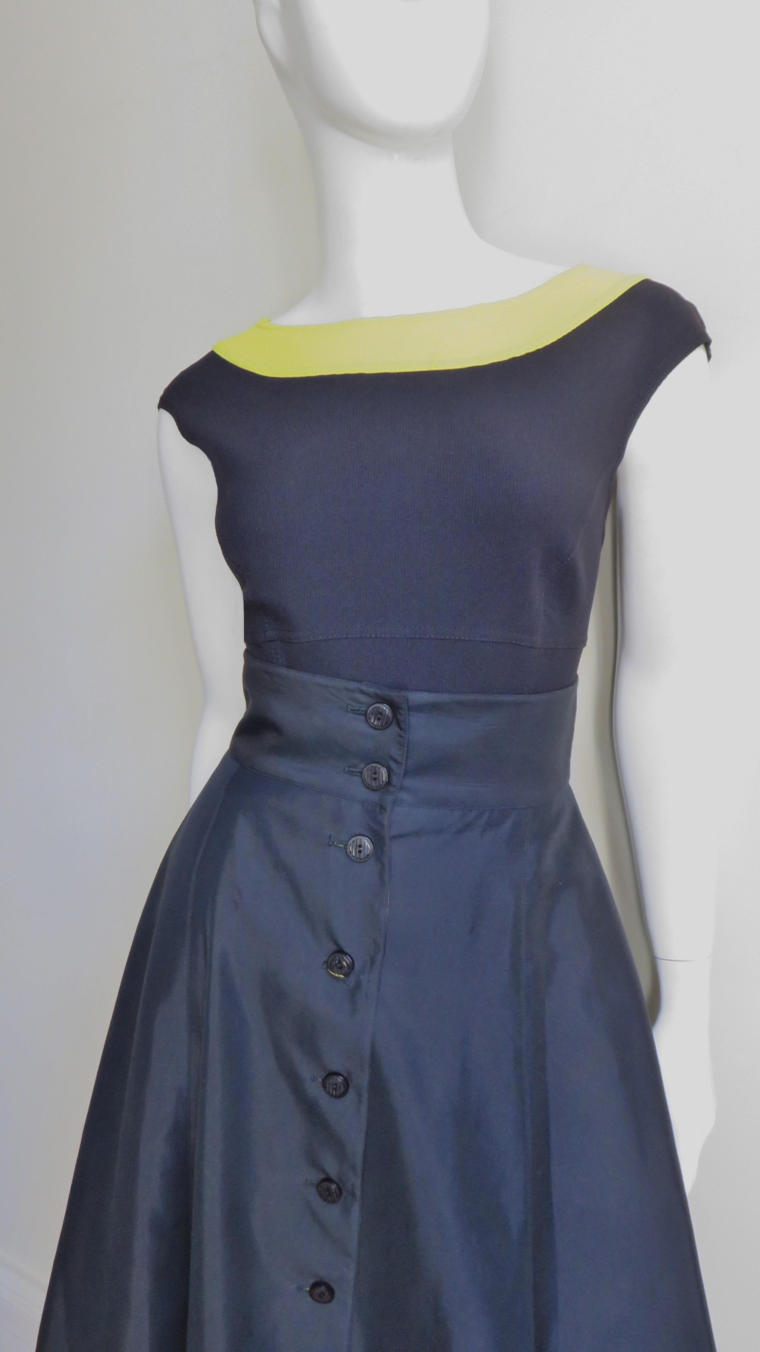 1990s Claude Montana Full Skirt, Pencil Skirt and Bodysuit Set 1