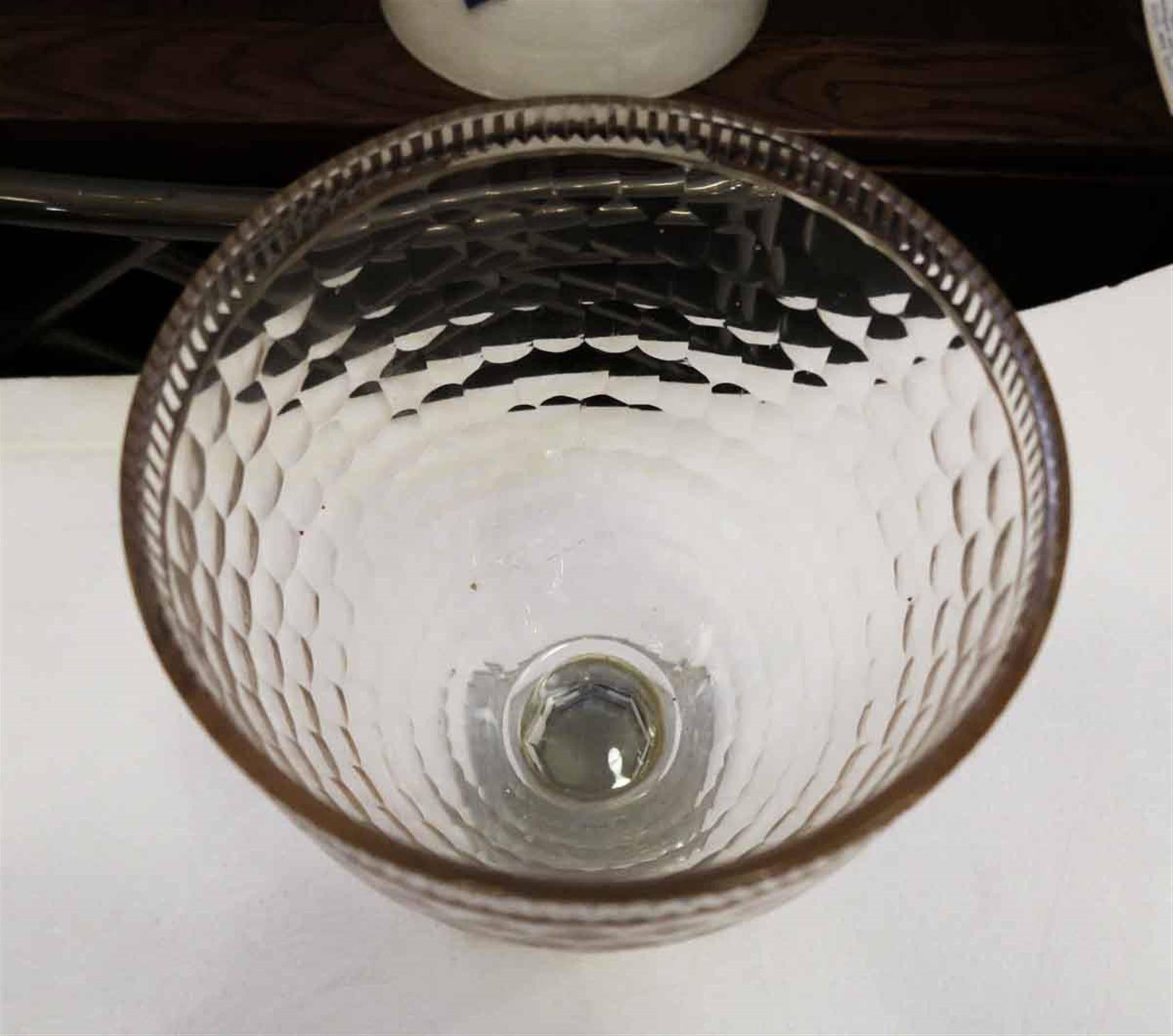 1990s crystal glass urn or vase in excellent condition. This can be seen at our 5 East 16th St location on Union Square in Manhattan.