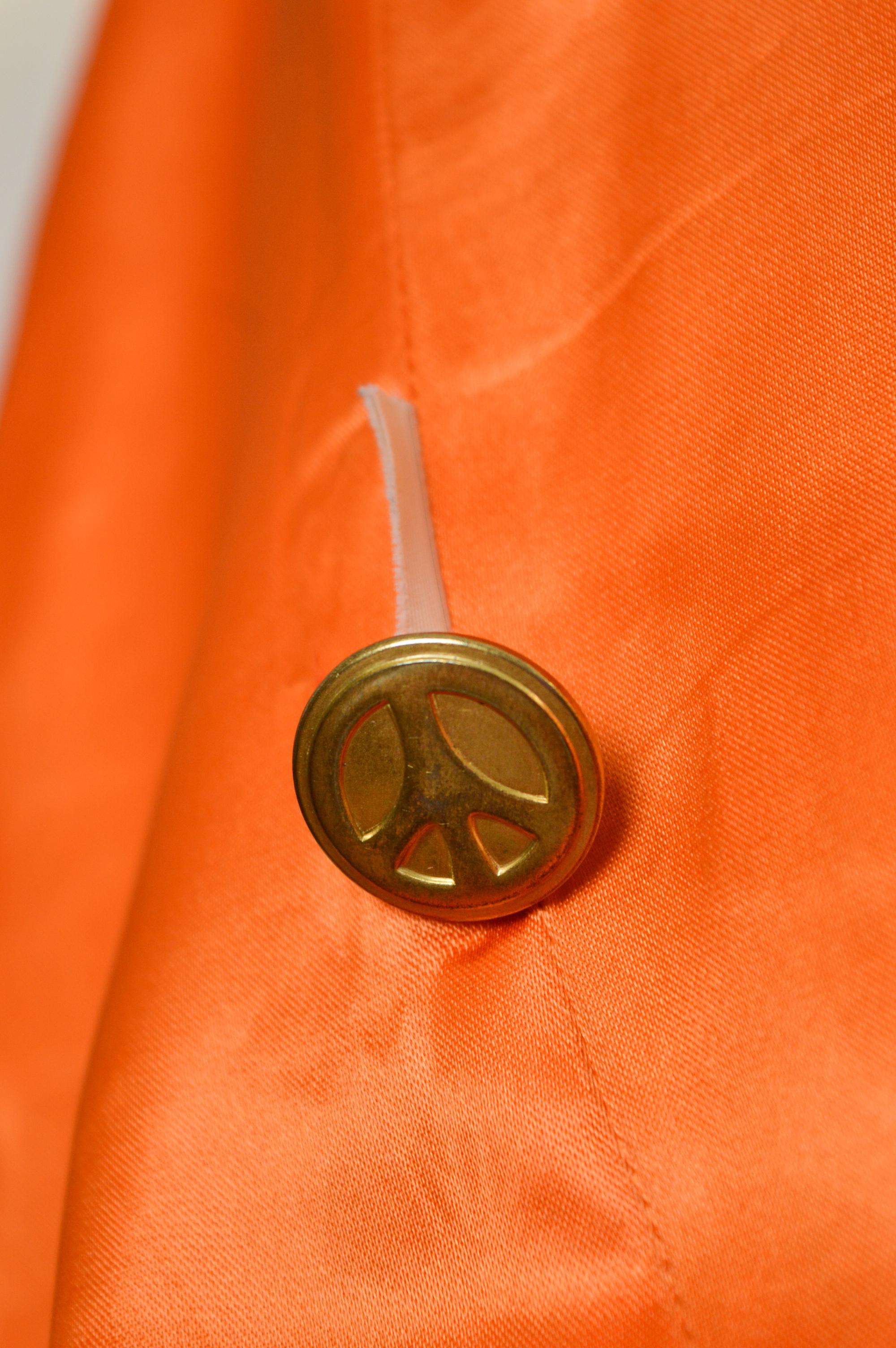 1990's Colourful Cheap & Chic Franco Moschino Blazer Vintage Rainbow Jacket For Sale 10