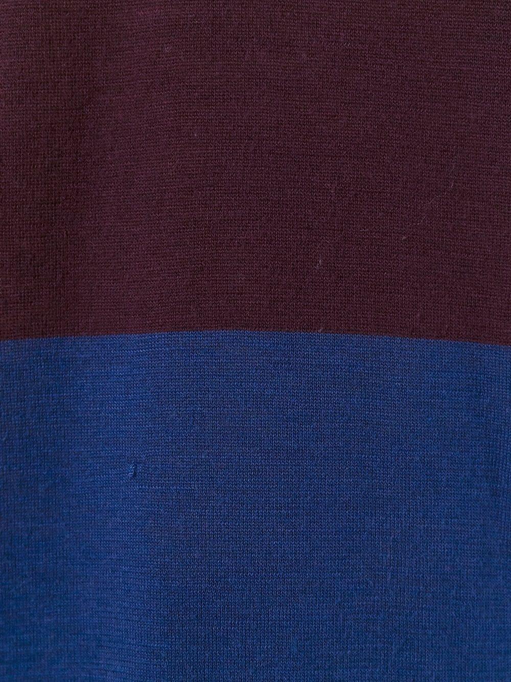 Women's 1990s Comme Des Garçons Blue And Purple Wool Blend Top