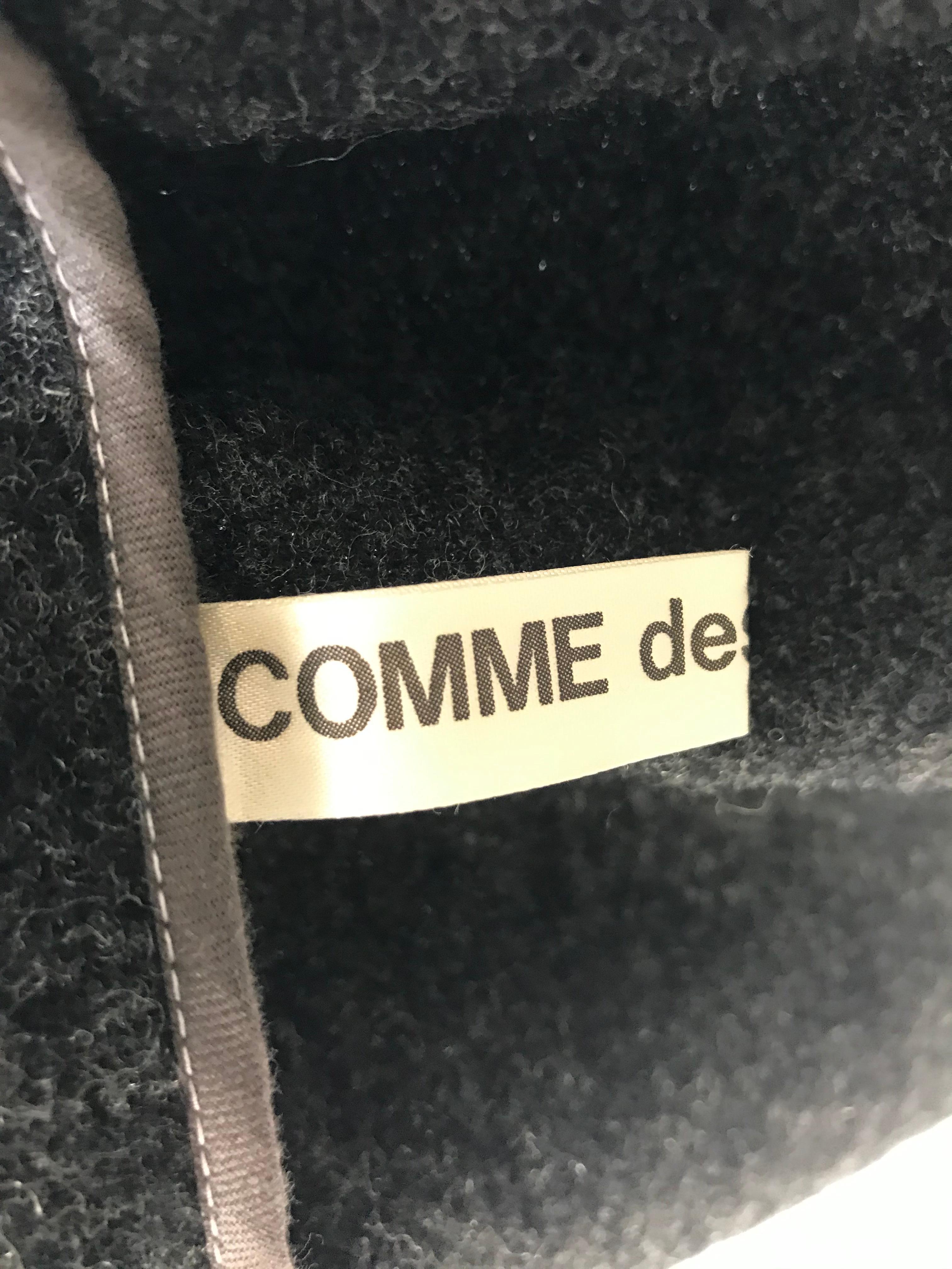 1990s COMME des GARCONS hook eye coat In Fair Condition In Austin, TX