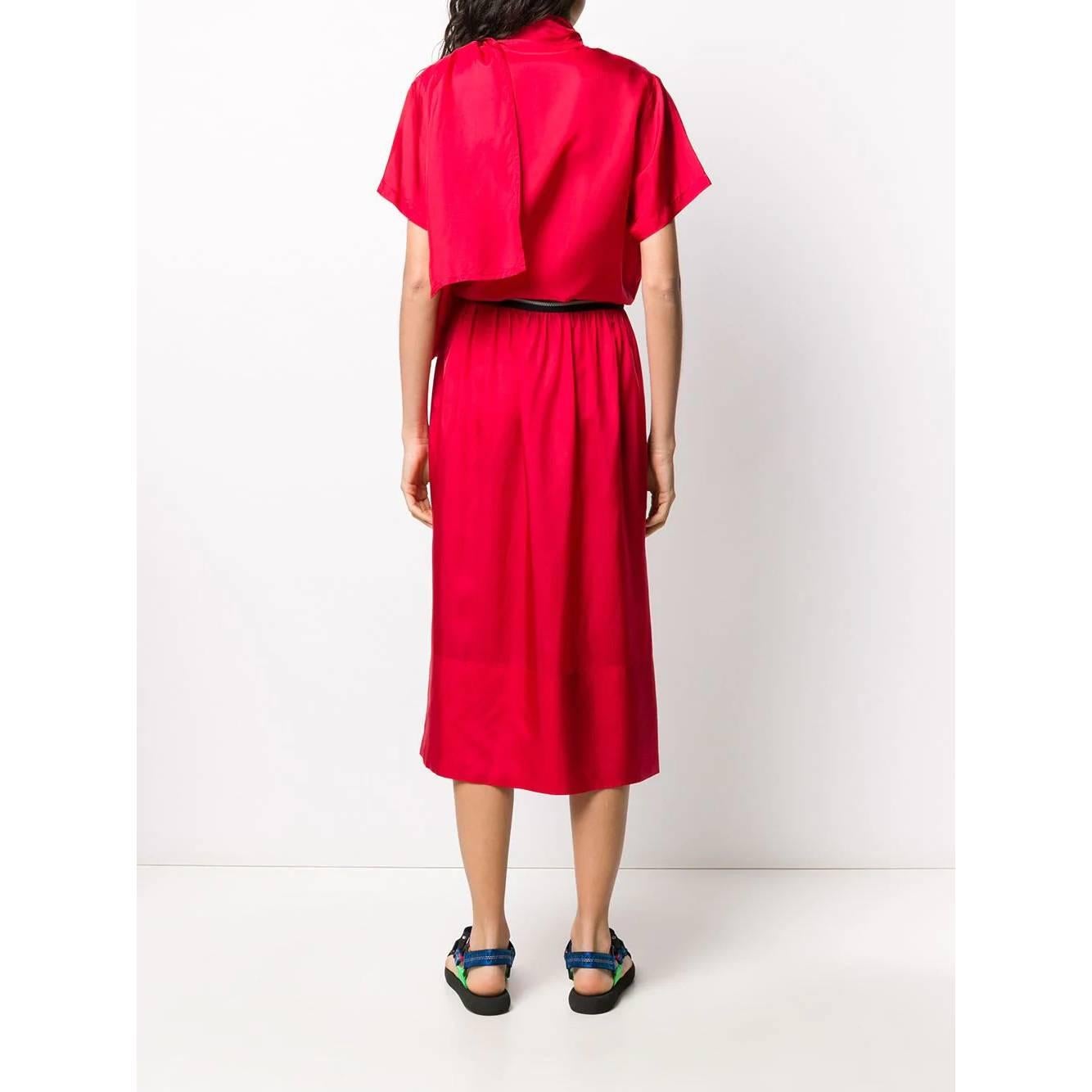 1990s Comme Des Garçons Red Dress In Excellent Condition In Lugo (RA), IT