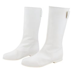 1990s Courrèges Re-Edition White Space Boots