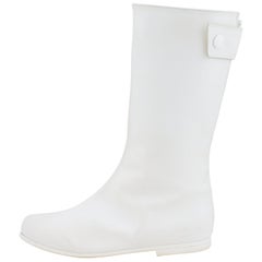 Vintage 1990s Courrèges Re-Edition White Space Boots