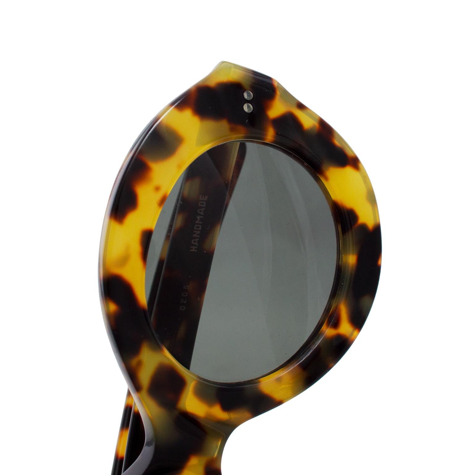 Women's 1990s Cutler and Gross Tortoiseshell Sunglasses  For Sale
