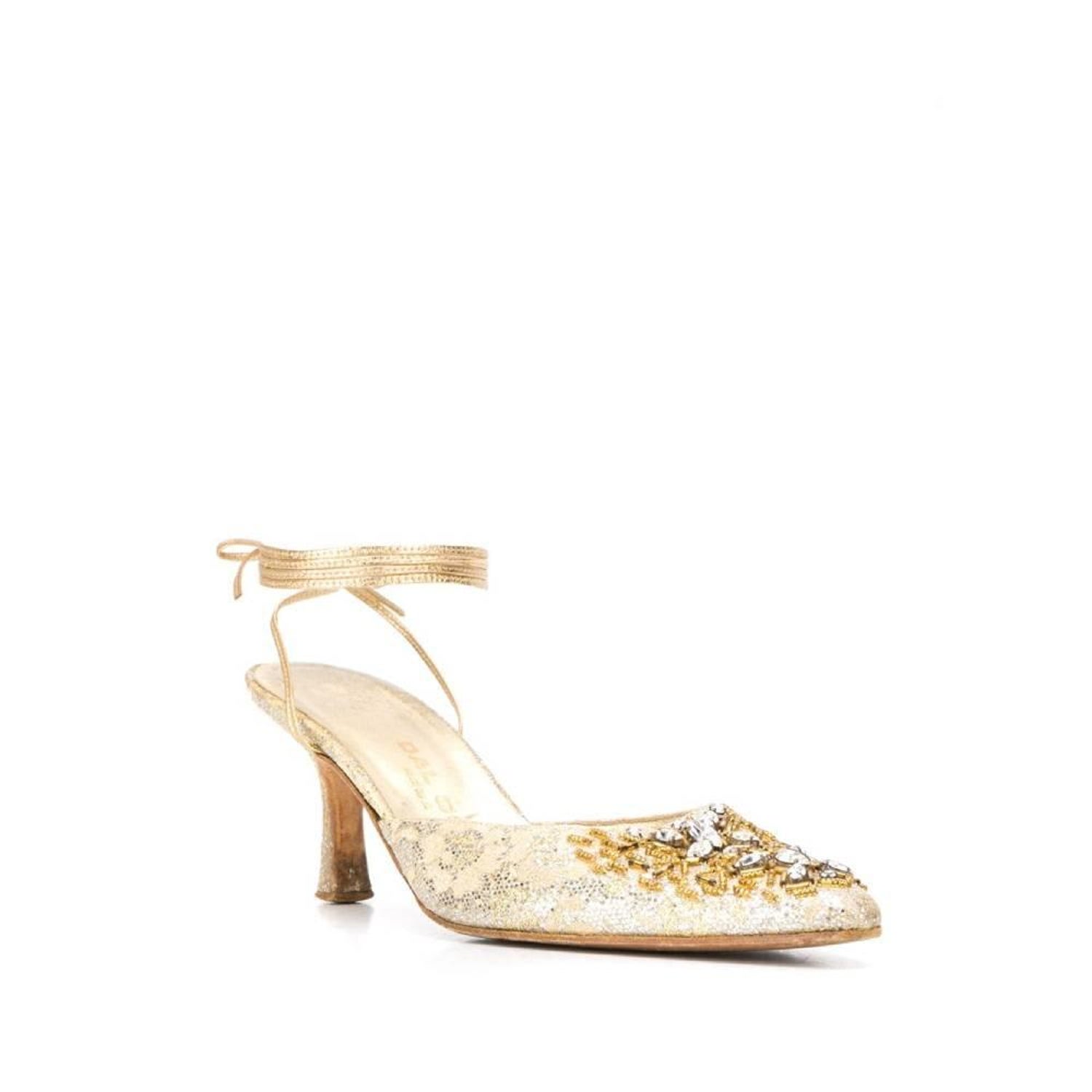 1990s Dal Co Golden Pumps For Sale At 1stdibs