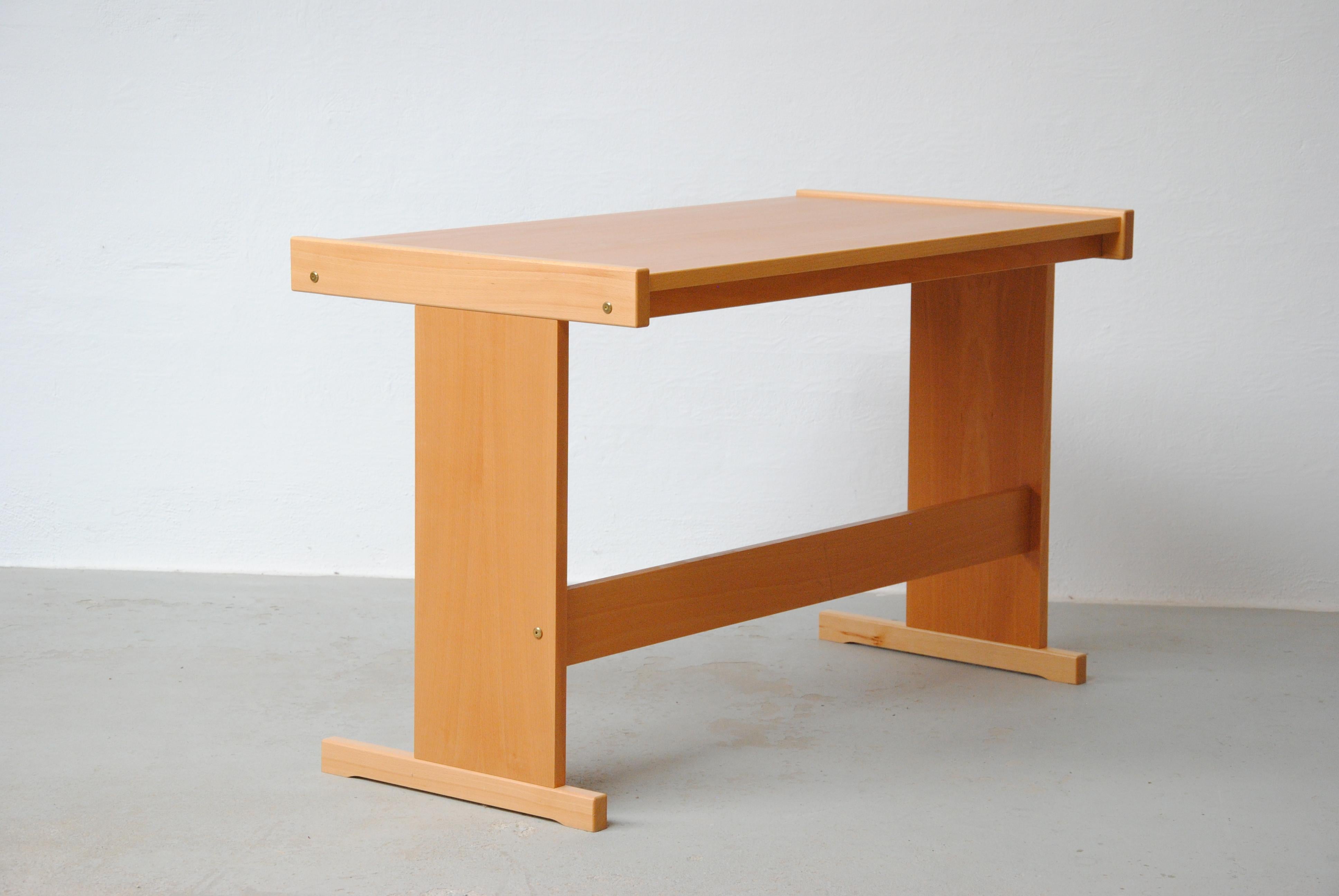 Modern 1990's Danish Bent Silberg Desk in Beech by Bent Silberg Mobler For Sale