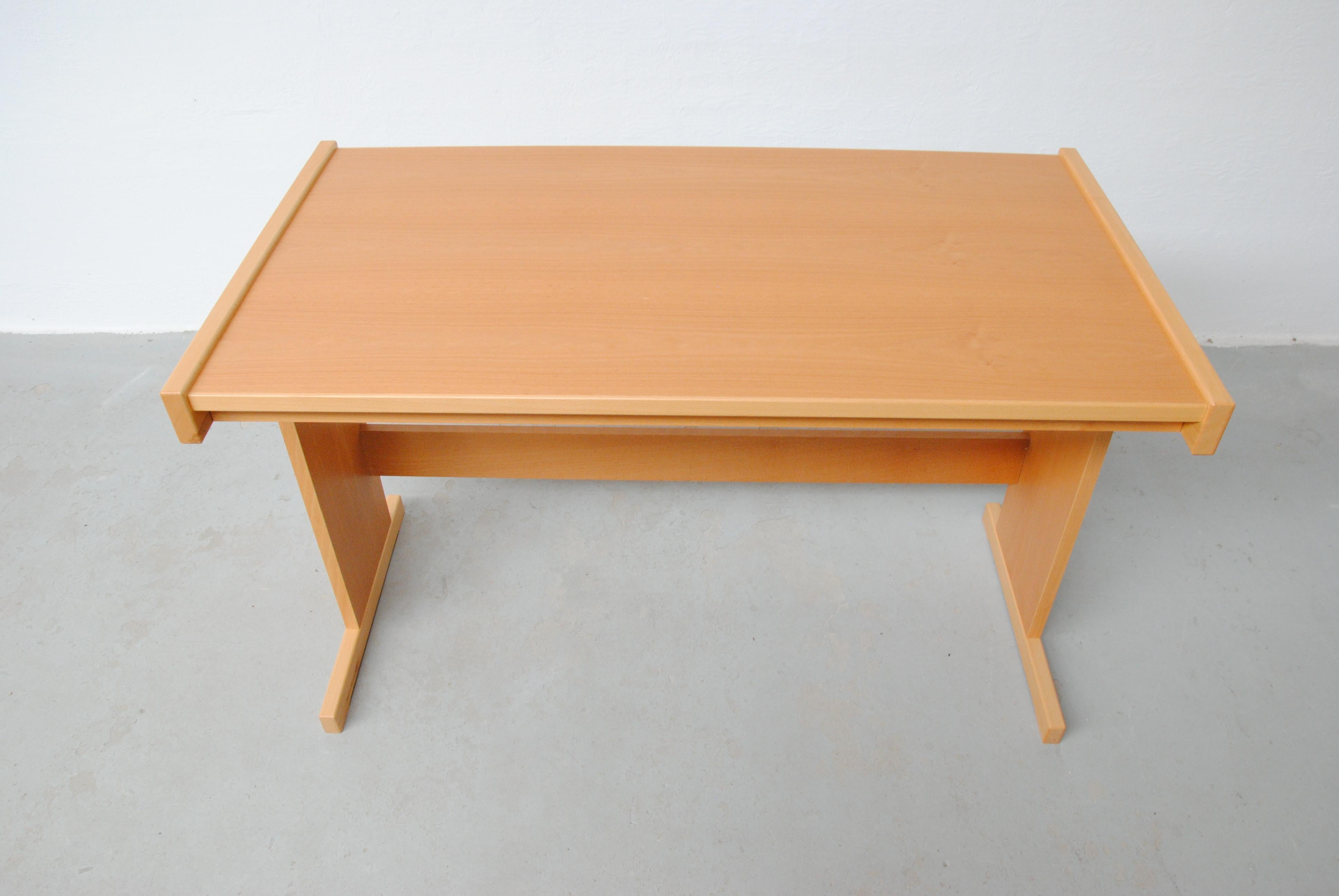Late 20th Century 1990's Danish Bent Silberg Desk in Beech by Bent Silberg Mobler For Sale