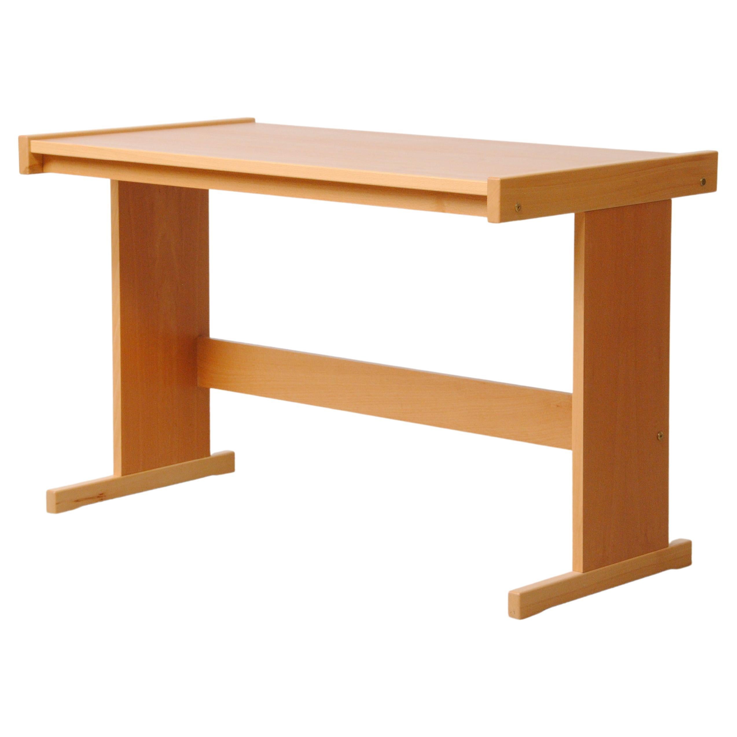 1990's Danish Bent Silberg Desk in Beech by Bent Silberg Mobler For Sale