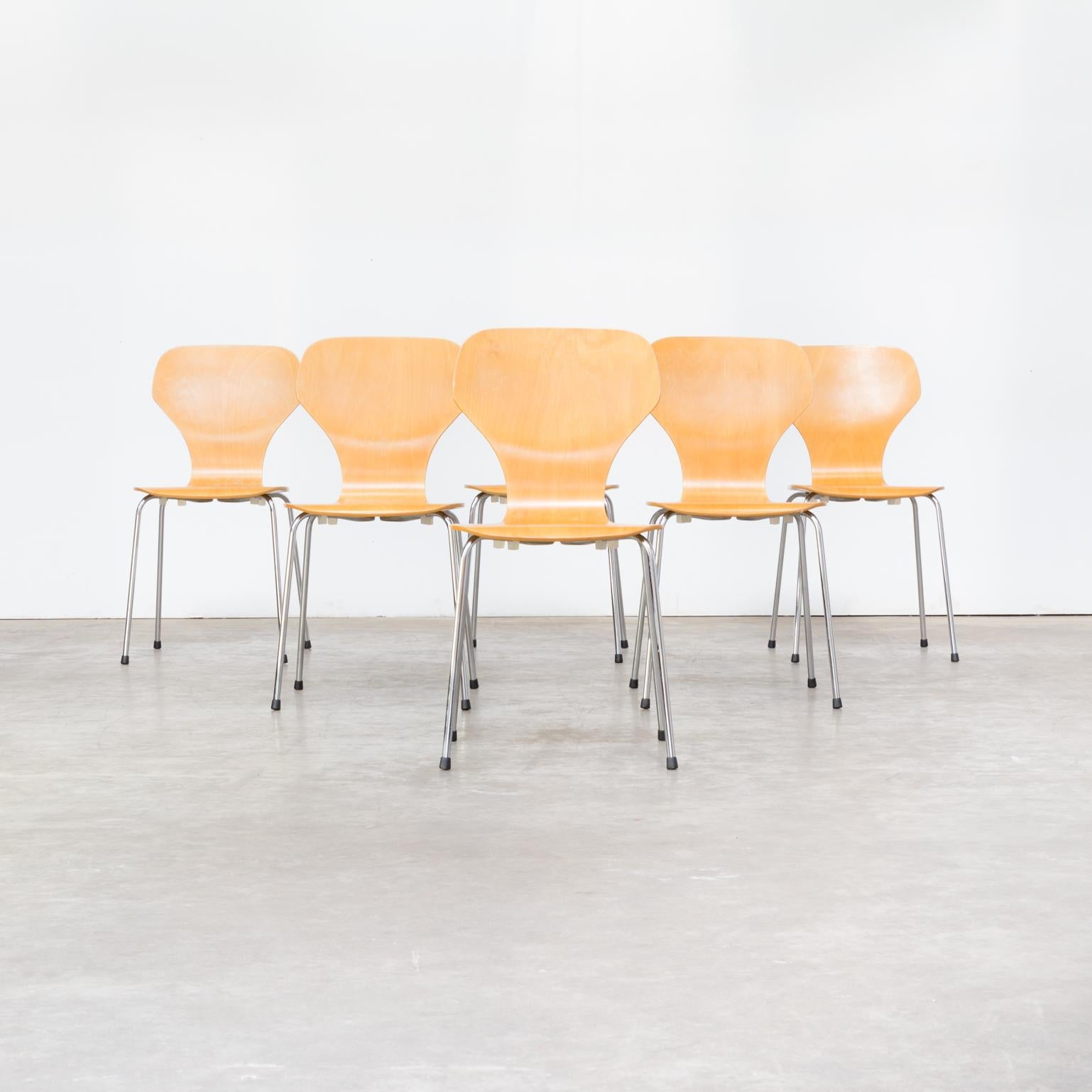 1990s Design Stühle für Phoenix, Dänemark, Sechser-Set (Dänisch)