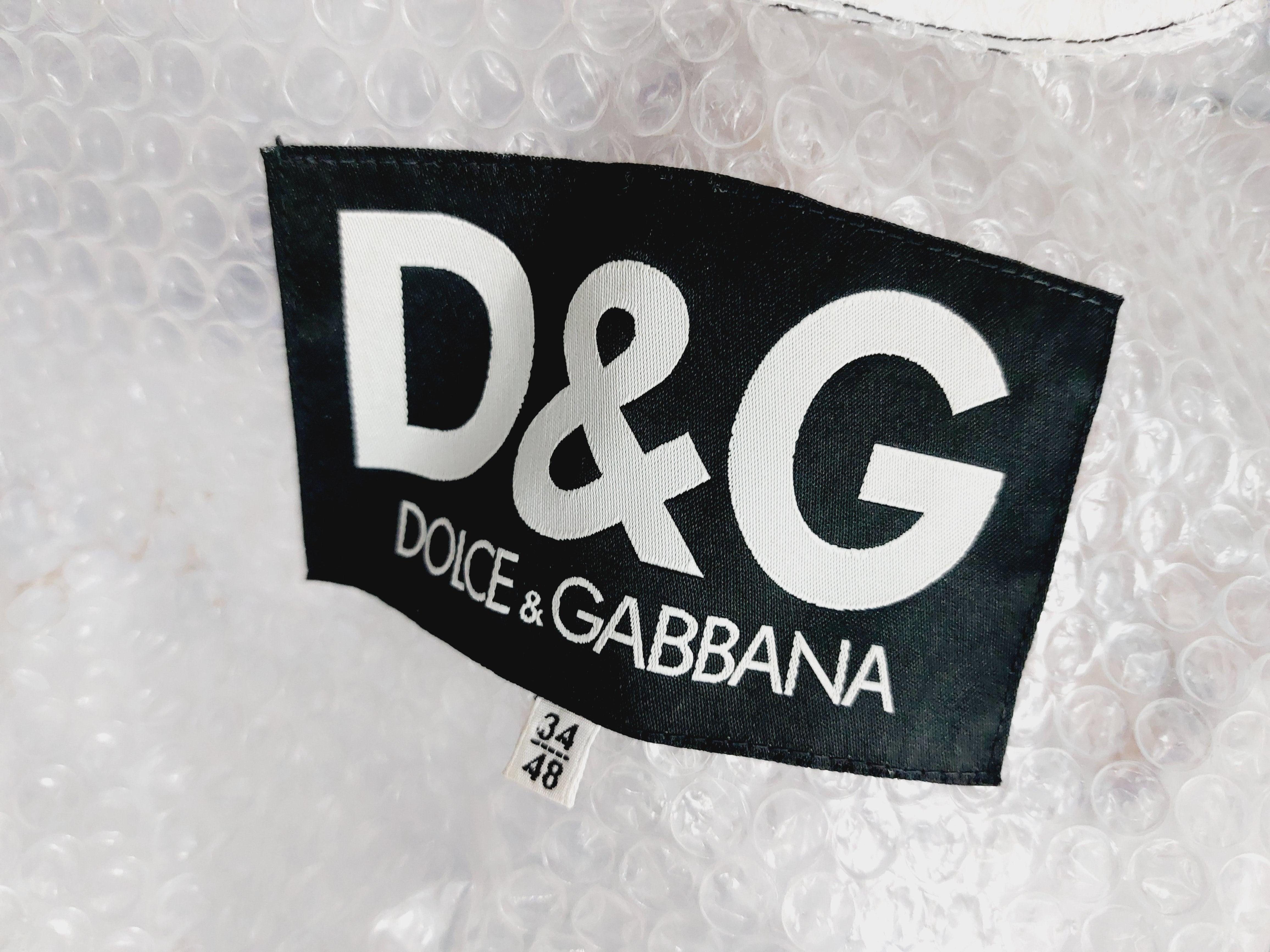 1990's D&G by Dolce & Gabbana Clear Plastic Bubble Wrap Runway Jacket Coat For Sale 9