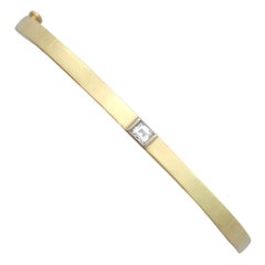 1990er Jahre Armreif aus Diamant und Gelbgold